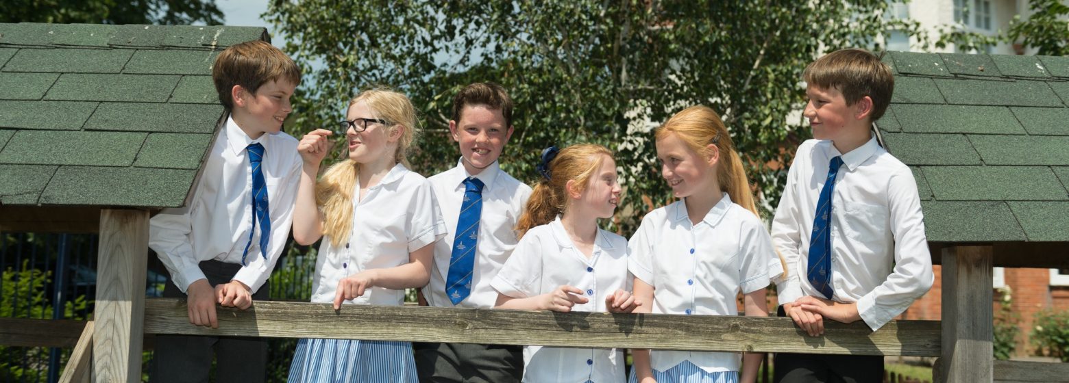 Taunton School Prep Students in a group