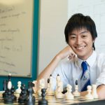 Taunton School International Student Playing Chess