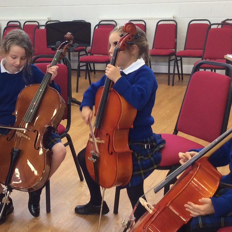 Taunton School Pre-Prep Girl playing Cello
